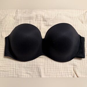 Victoria's Secret Black Strapless Bra